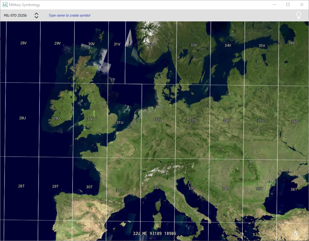 MGRS grid