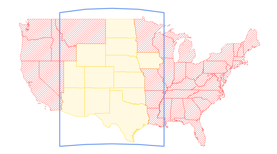 states inside exclude