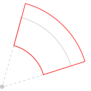 Editing the radius of an arcband object