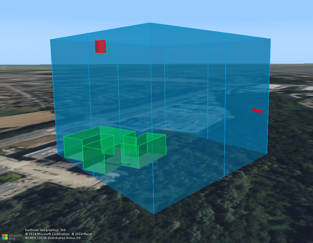 schematic representation of a CAD model content