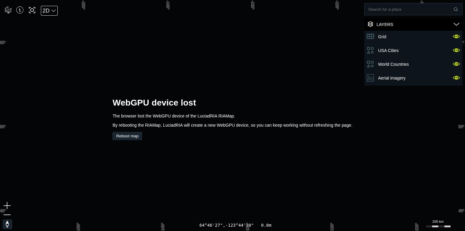 webgpu device loss overlay