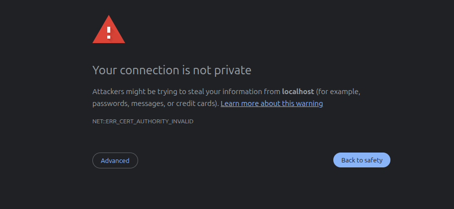 https certificate error