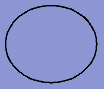 A circle