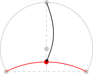 Editing the bulge factor of the arc-by-bulge.